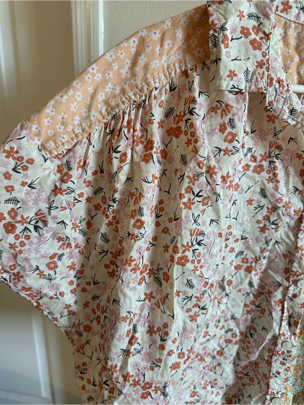 American Eagle Outfitters 100% Cotton floral Button-Up-CottageCore!! - Picture 5 of 9